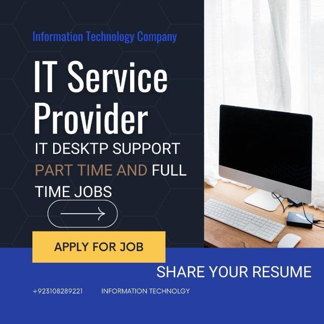 IT Desktop Support Part Time Jobs 💯 WhatsApp Group